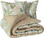 Housse de couette + 2 taies 240 x 220 cm  Douceur tropicale