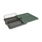 Egouttoir a vaisselle pliant extensible vert