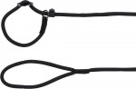 Laisse anti-traction Aiden Noir 1,3m 8mm