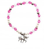 Bracelet Licorne rose