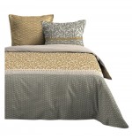 Housse de couette + taies 240x260cm Feuillage