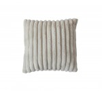 Coussin a poil 40 x 40 cm cottele beige