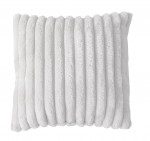 Coussin a poil 40 x 40 cm cottele blanc