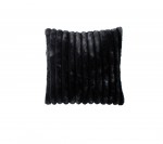 Coussin a poil 40 x 40 cm cottele noir