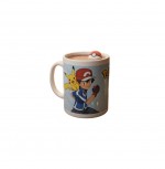 Mug en c�ramique Pokemon Ash Sacha et Pikachu 9 cm