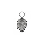 STAR WARS porte-cls caoutchouc Millennium Falcon 6 cm