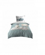 Housse de couette + 1 taie 140 x 200 cm Moby la baleine