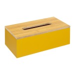 Boite a mouchoirs 25cm Moderne jaune
