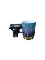 Mug Police NY avec anse pistolet 10 cm