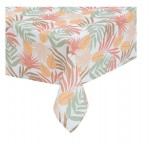 Nappe polyester feuillage tropical  140 x 240 cm