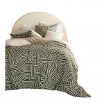 Housse couette + taie 220 x 240 cm Geometrique naya