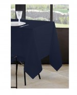 Nappe 145 x 200 cm Nelson uni bleu marine