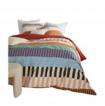 Housse couette + taie 220 x 240 cm Rayure Nocta