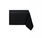Nappe carree en polyester 180 x 180 cm Noir