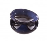 Br�leur � Huile Abstrait en C�ramique Vernie bleu