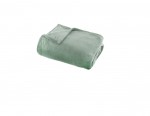 Plaid 130 x 160 cm Collection Olis vert celadon