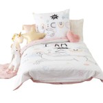 Housse de couette + 1 taie 140 x 200 cm I am a Licorne