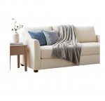 Plaid 130 x 180 cm Flanelle douceur Grise