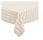 Nappe rectangulaire imprime motif floral discret 140 x 240 cm