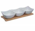 Plateau service aperitifs 4 pieces