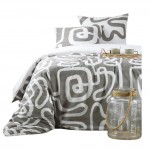 Housse de couette + taies 240x220cm Geopinto