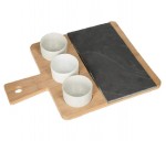 Plateau service aperitifs 4 pieces