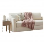 Plaid 180 x 230 cm Flanelle douceur Rose