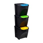 3 Poubelles de tri selectif