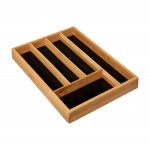 Range couverts bois 5 compartiments