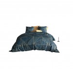 Housse couette + 2 taies 220 x 240 cm Graphique reno