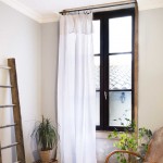 Rideau ajustable + 8 anneaux pince Gaze de coton 140 x 300 cm Chantilly