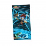 Serviette de bain ou drap de plage bleu pour enfant 76 x 152 cm