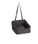 Siege auto pour chien gris