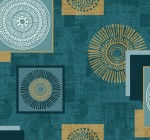 Nappe Toile cir�e au m�tre Solar bleu