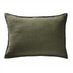 Taie oreiller Lin lave Soline 50 x 70 cm vert
