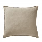 Taie oreiller Lin lave Soline 60 x 60 cm sable