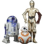 Star Wars Episode VII pack 3 statuettes PVC ARTFX 1/10 C-3PO & R2-D2 & BB-8
