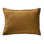Taie oreiller Lin lave Soline 50 x 70 cm Caramel