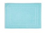 Tapis de bain 50 x 70 cm moderne bleu aqua