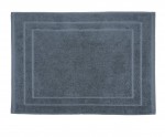 Tapis de bain 50 x 70 cm moderne gris fonce