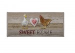 Tapis multi usages 50 x 120 cm Poule fermiere