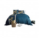 Housse couette + 2 taies 220 x 240 cm Feuillage tropea