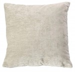 Coussin velours 40 x 40 cm Ecru Velvet