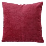Coussin velours 40 x 40 cm Rouge Grenat Velvet