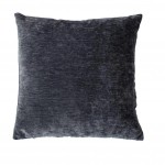 Coussin velours 40 x 40 cm Gris fonce Velvet