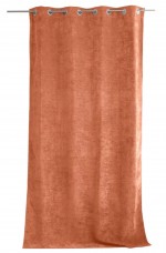 1 Rideau Thermique 140 x 260 cm Velvet Cuivre