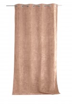 1 Rideau Thermique 140 x 260 cm Velvet Rose peche