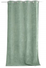 1 Rideau Thermique 140 x 260 cm Velvet Vert clair