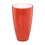 Verre 14 cm Collection Pastel rouge