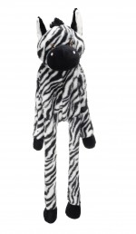 Jouet Geant sonore pour chien Zebre en peluche